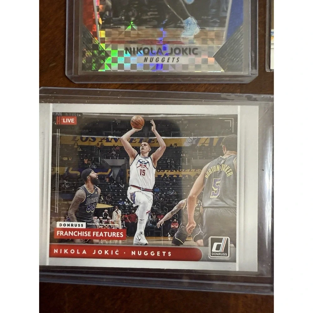 Nikola Jokic‎ Card Lot Prizm Insert Optic Court Kings Clearly Donruss – 4 Cards